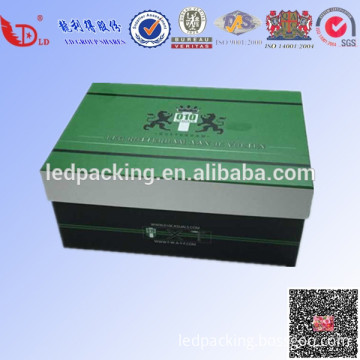 luxury foldable paper packaging box/ shoes & garment & clothing packaging box